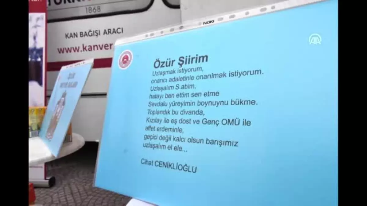 'Özür şiiri' yazıp kan bağışlayarak yargılanmaktan kurtuldu