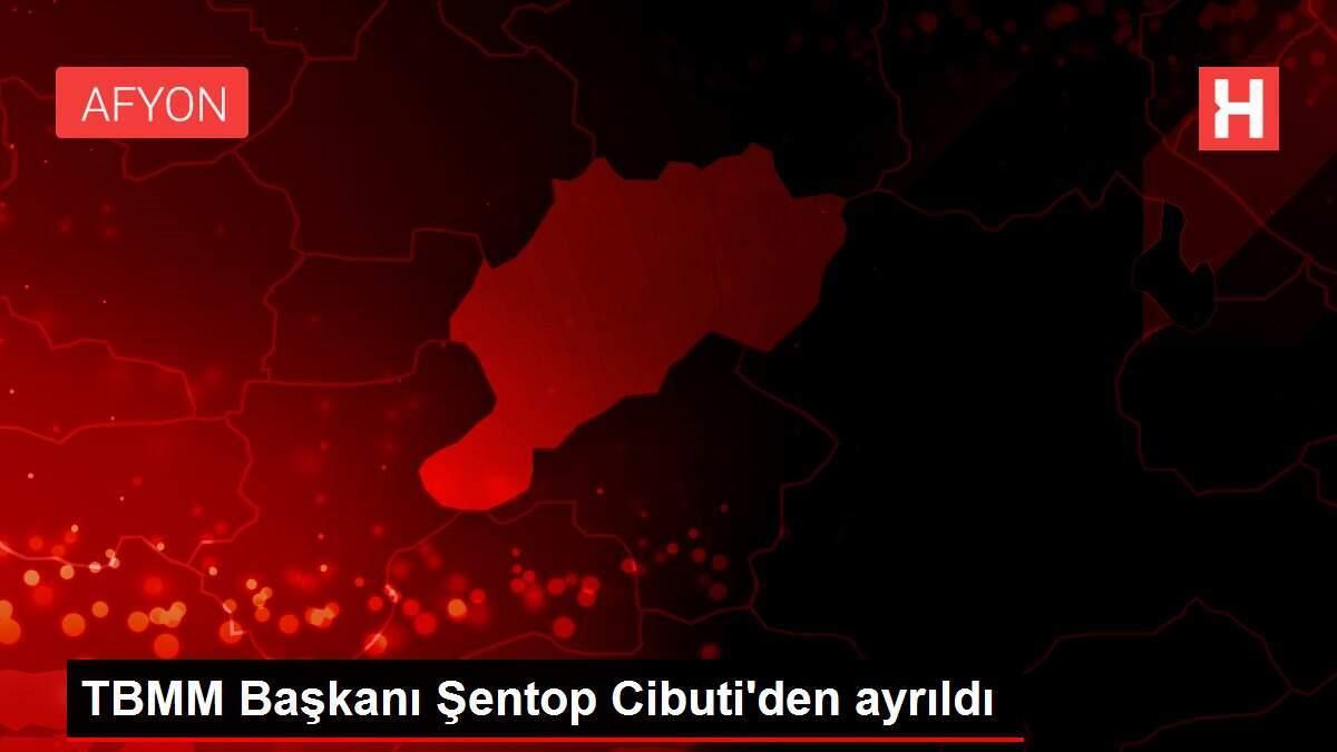 TBMM Başkanı Şentop Cibuti'den ayrıldı
