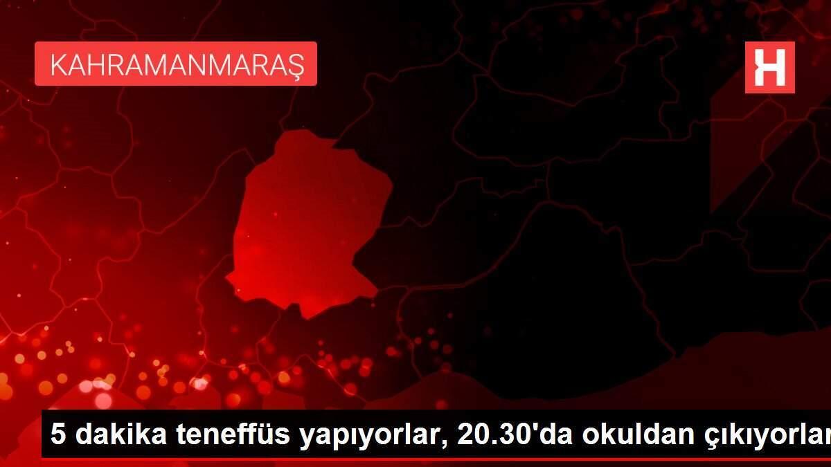 5 dakika teneffüs yapıyorlar, 20.30'da okuldan çıkıyorlar