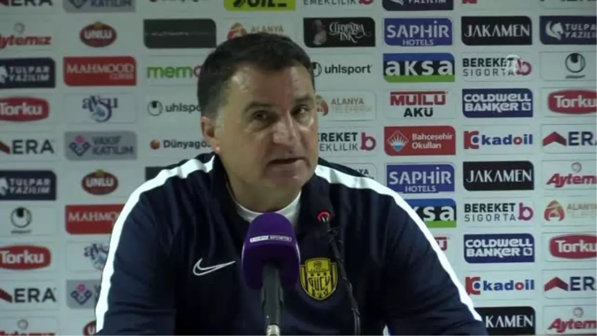 Aytemiz Alanyaspor-Ankaragücü maçının ardından