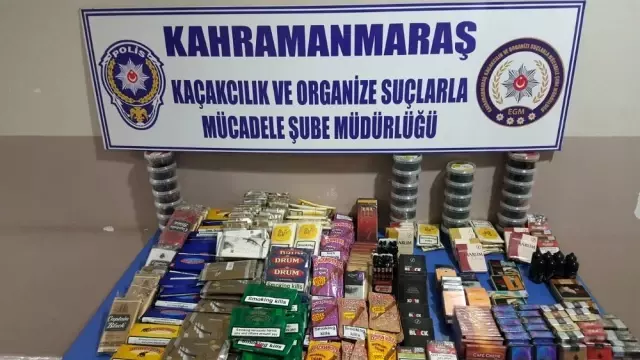Kahramanmaraş'ta kaçakçılık operasyonlarında 4 kişi yakalandı
