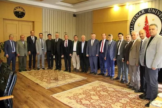 Şaphane heyetinden Rektör Uysal'a ziyaret