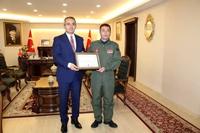 Türk Hava Kurumundan Kaymakam ve Belediye Başkanına teşekkür