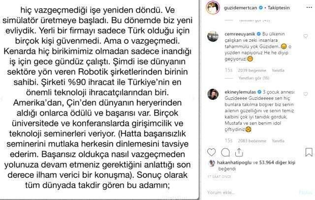 7 milyon TL'lik villası ile olay olan MasterChef Güzide Mertcan, sosyal medya hesabından isyan etti