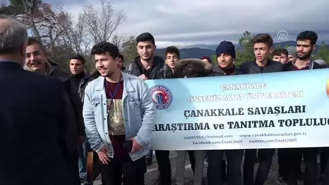 Çanakkale Savaşları kahramanlarından Seyit Onbaşı kabri başında anıldı Çanakkale Savaşları kahramanlarından Seyit Onbaşı kabri başında anıldı
