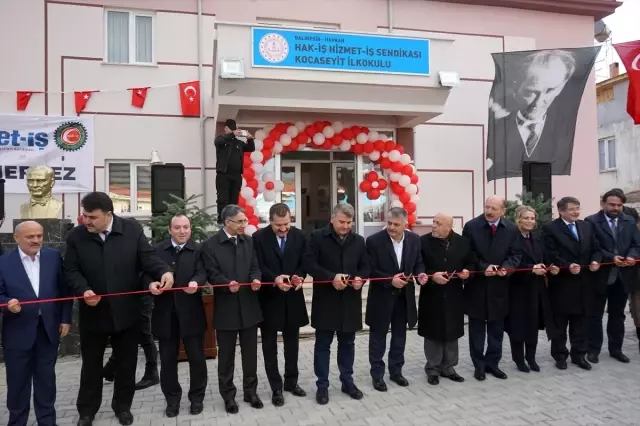 Hak-İş Hizmet-İş Sendikası Kocaseyit İlkokulu törenle açıldı Hak-İş Hizmet-İş Sendikası Kocaseyit İlkokulu törenle açıldı