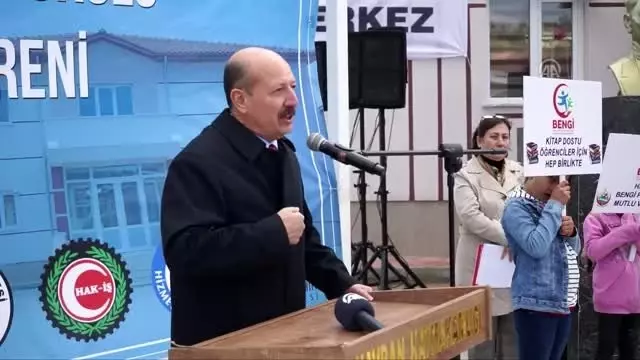 Hak-İş Hizmet-İş Sendikası Kocaseyit İlkokulu törenle açıldı Hak-İş Hizmet-İş Sendikası Kocaseyit İlkokulu törenle açıldı