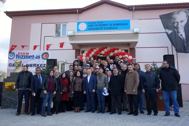 Hak-İş Hizmet-İş Sendikası Kocaseyit İlkokulu törenle açıldı Hak-İş Hizmet-İş Sendikası Kocaseyit İlkokulu törenle açıldı