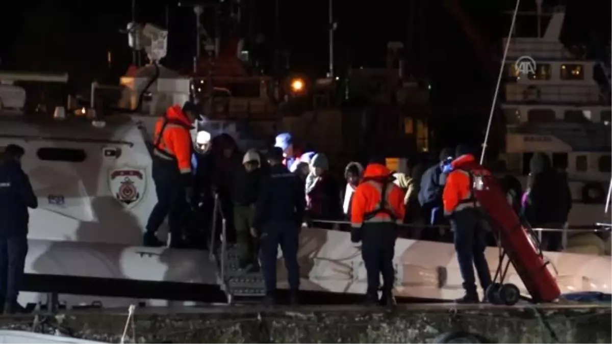 Midilli Adası'na gitmeye çalışan 99 düzensiz göçmen yakalandı - ÇANAKKALE