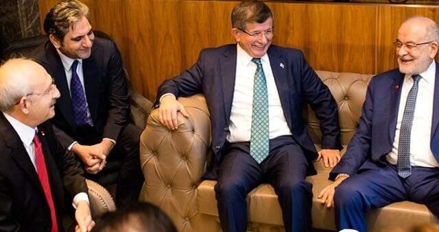 AK Parti'den Davutoğlu, Kılıçdaroğlu ve Karamollaoğlu fotoğrafına ilk yorum