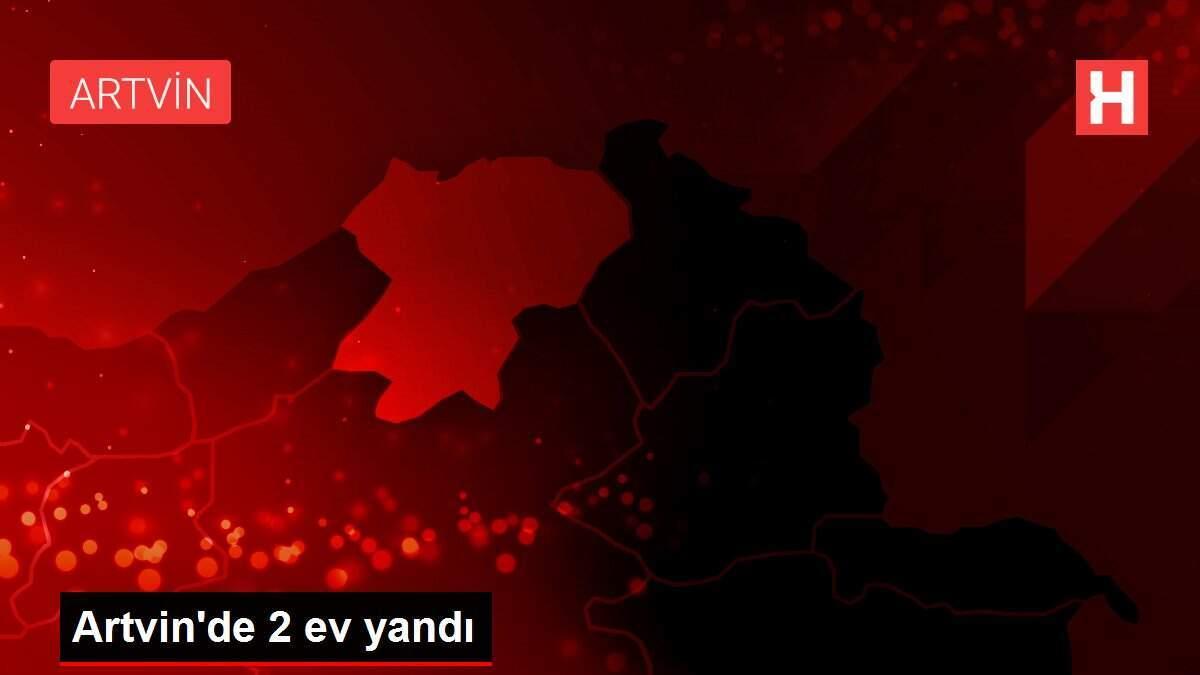 Artvin'de 2 ev yandı