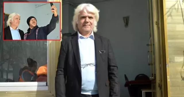 Cüneyt Arkın'a benzeyen kıraathane işletmecisi, fotoğraf çektirmekten çaylara yetişemiyor