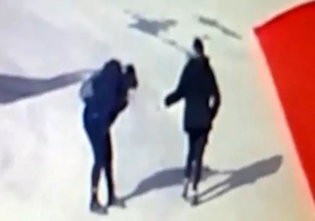 Dehşet anları güvenlik kamerasında