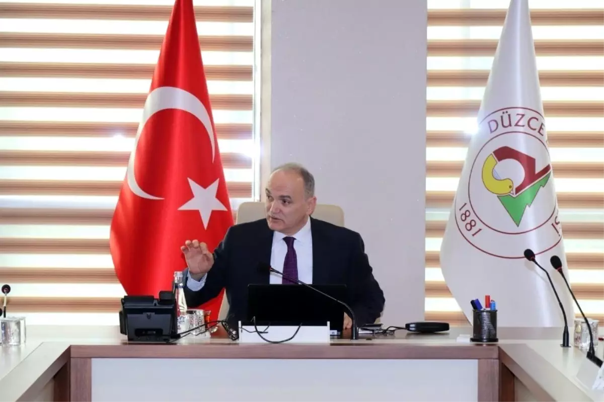 Düzce belediyesi yeni hafta yeni projelerle başlayacak