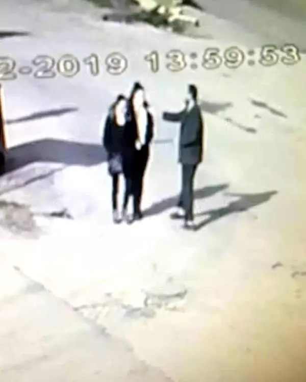 Edirne'de 2 kadının yüzüne yakıcı sıvı atan saldırgan güvenlik kameralarında