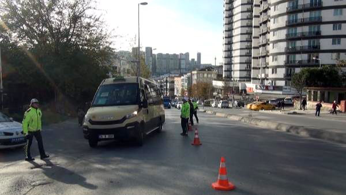Esenyurt'taki o minibüse denetim sırasında ceza
