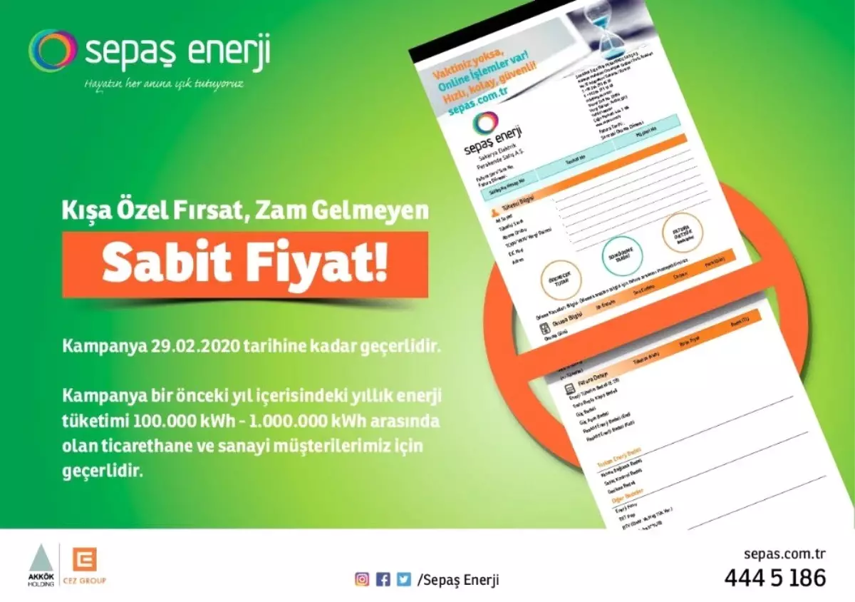 İş yerlerine Sepaş Enerji'den müjde