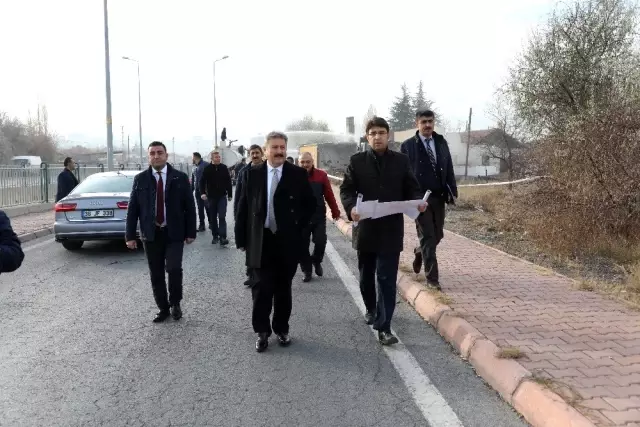 Melikgazi'de yeni bağlantı yolunun çalışmaları sürüyor