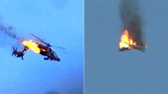 Suudi Arabistan'ı helikopteri füzeyle vuruldu