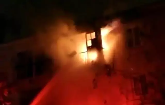 Çeşme'de korkutan yangın