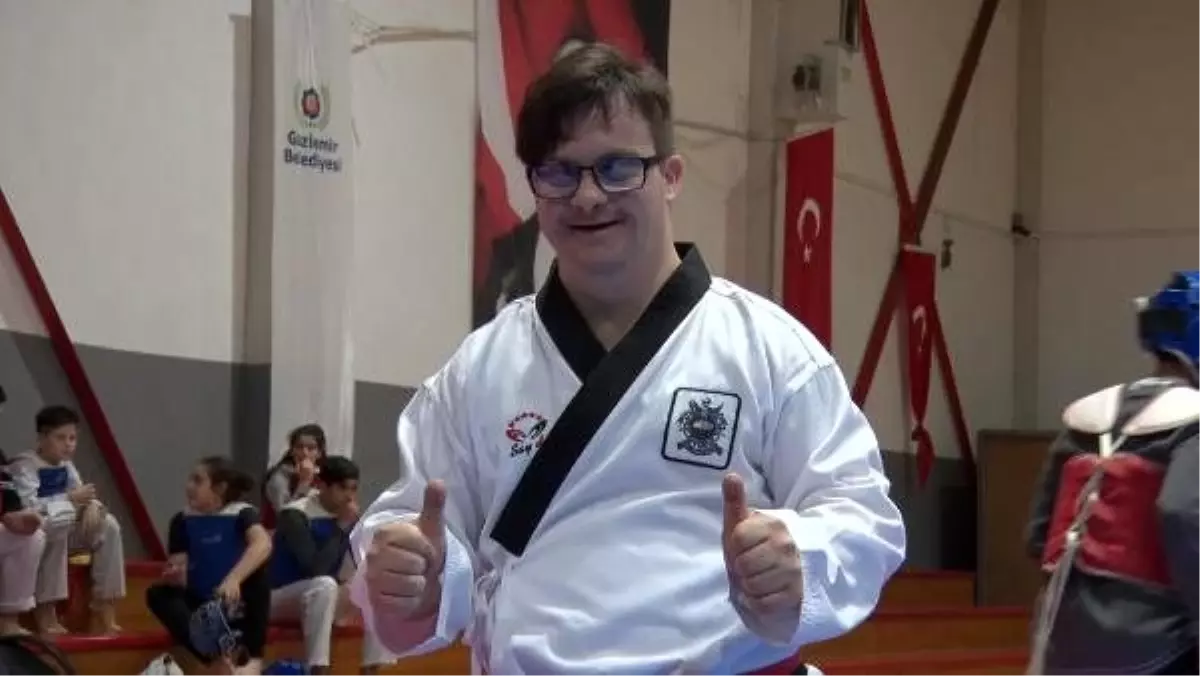 Down sendromlu Tolga'nın tekvando başarısı