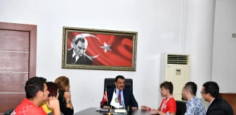 Engelli Sporculardan Başkan Gürkan'a ziyaret