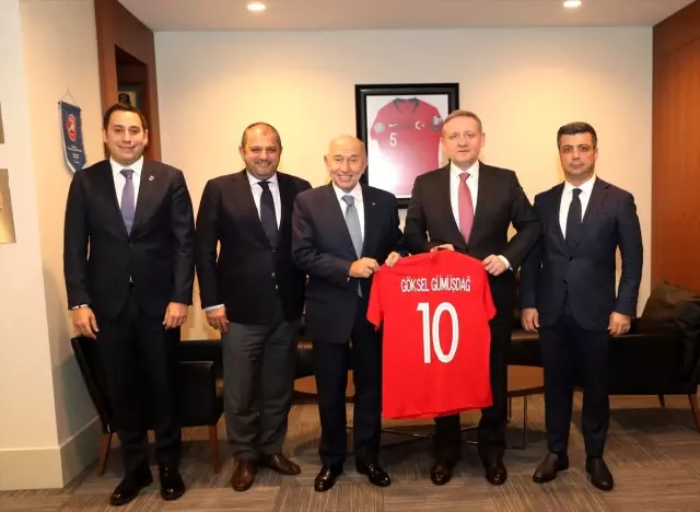 Göksel Gümüşdağ'dan Nihat Özdemir'e ziyaret Göksel Gümüşdağ'dan Nihat Özdemir'e ziyaret