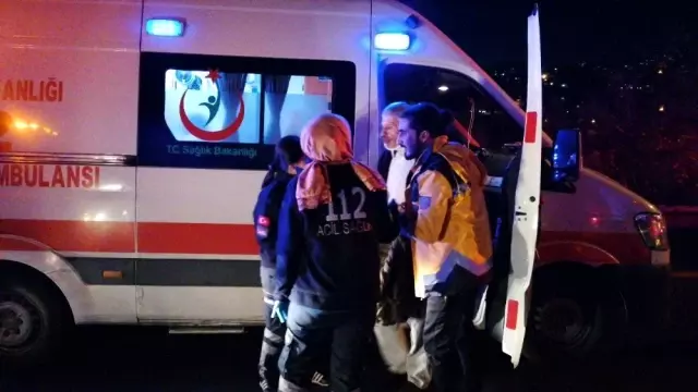Hafif ticari araçla otomobil kafa kafaya çarpıştı: 4 yaralı