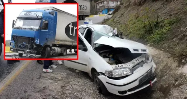 Otomobilin tırın altına girdiği kazada 1'i bebek 3 kişi öldü, 2 kişi yaralandı