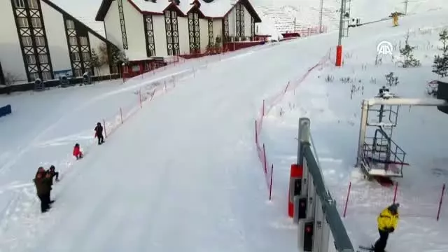 Palandöken kayak sezonuna hazır