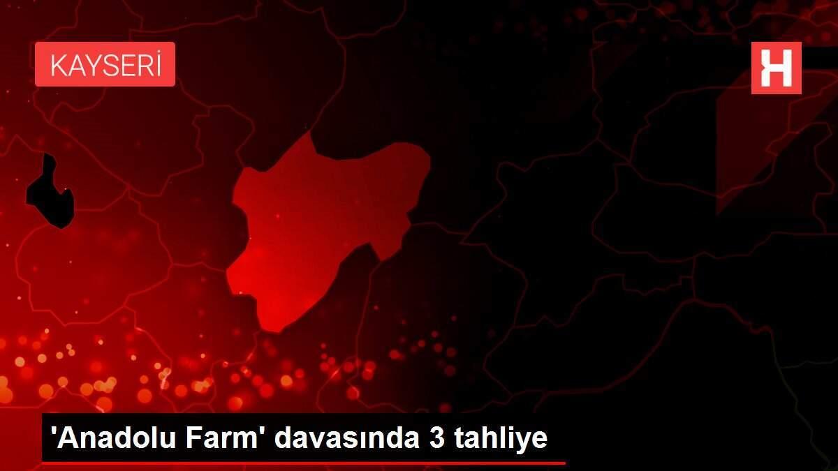 'Anadolu Farm' davasında 3 tahliye