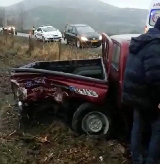 Bafra'da trafik kazası: 7 yaralı