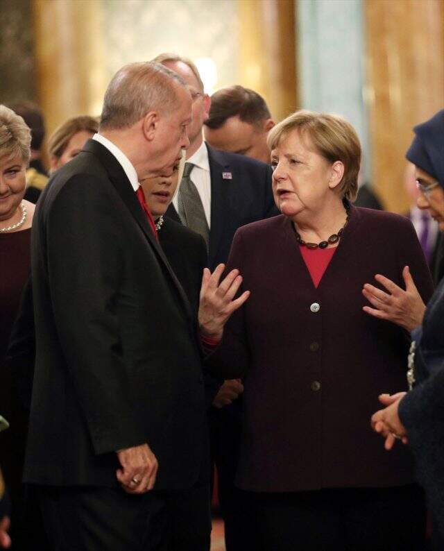 Cumhurbaşkanı Erdoğan, Buckingham Sarayı'nda verilen resepsiyona katıldı