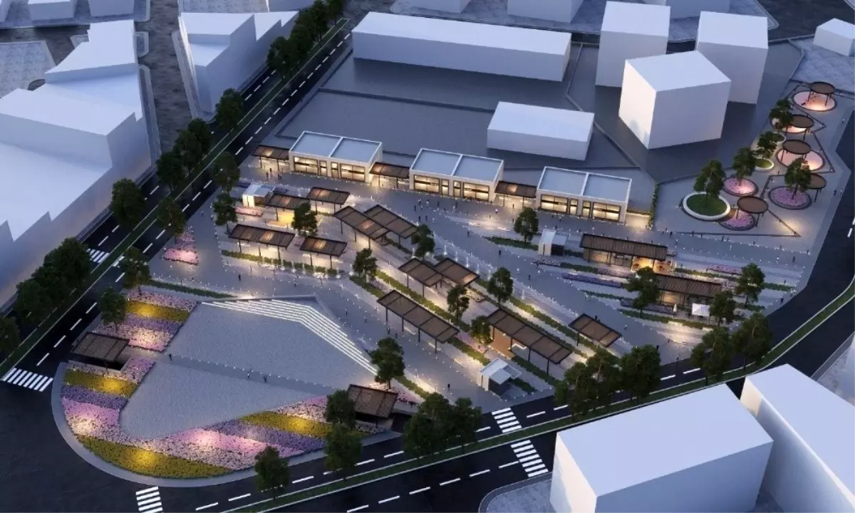 Edremit'e modern meydan projesi