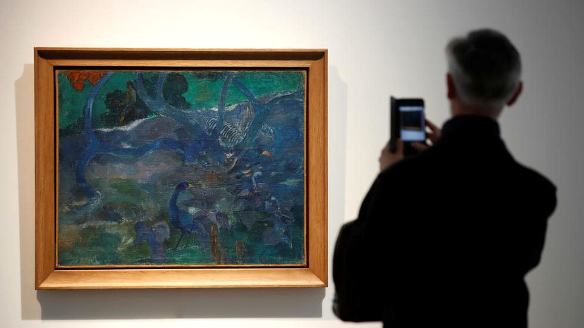 Gauguin'in 'Te Bourao II' tablosu 10,5 milyon dolara alıcı buldu