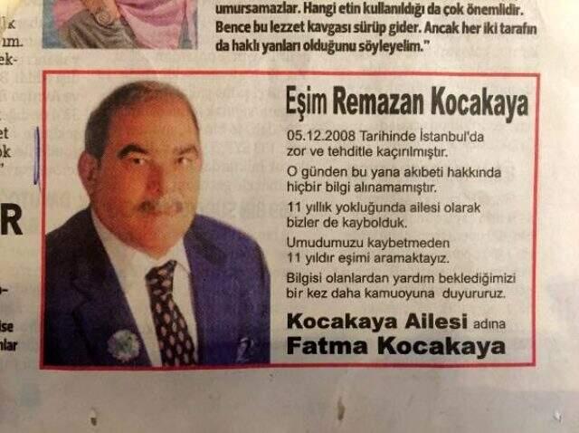 11 yıl önce kaybolan iş adamını bulana 100 bin dolar ikramiye verilecek