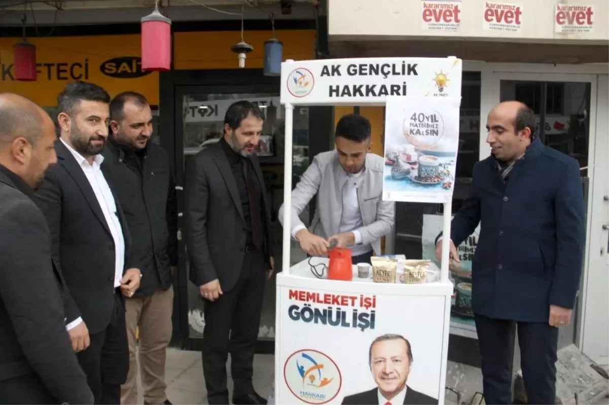 AK Parti�den kahve ikramı Haberler