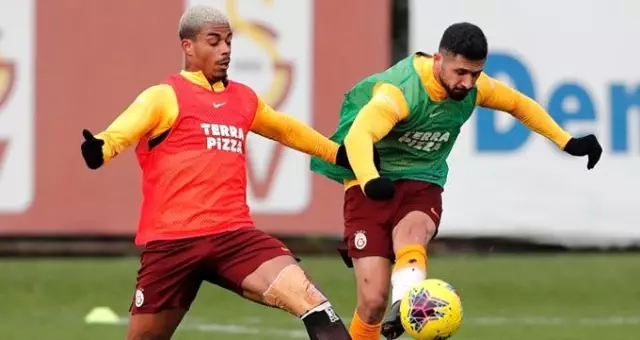 Galatasaray'da Şener, Emre ve Lemina takımla çalıştı