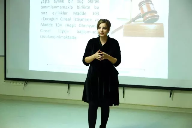 Kadına yönelik şiddetle mücadele HKÜ'de anlatıldı