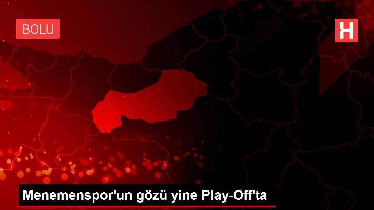 Menemenspor'un gözü yine Play-Off'ta