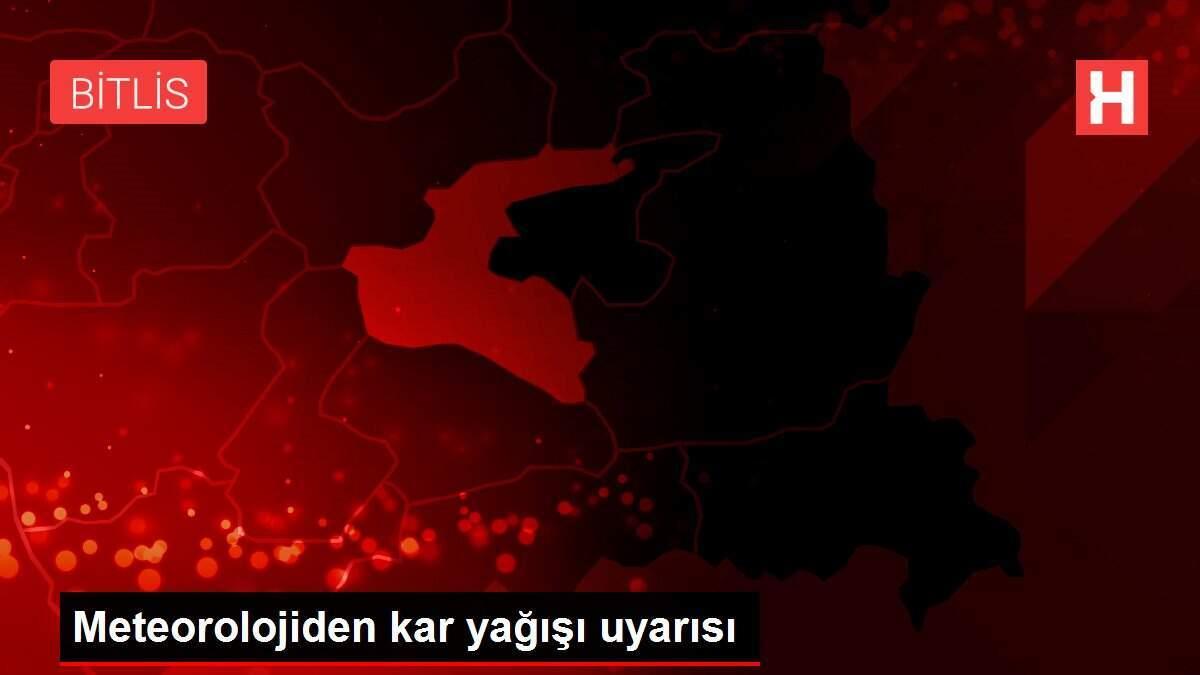 Meteorolojiden kar yağışı uyarısı