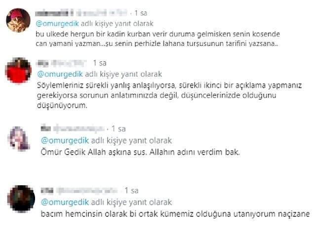 Ömür Gedik'in Can Yaman'ın 'Arka odaya geçelim kanıtlayayım' sözlerine yaptığı yorum kadınları kızdırdı