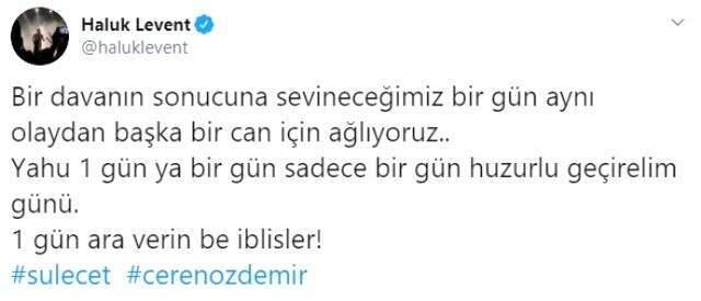 Ünlü isimler, Ceren Özdemir öldürülmesine tepki gösterdi