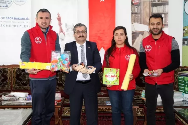 Amasya'dan Siirt'teki köy okuluna yardım eli Amasya'dan Siirt'teki köy okuluna yardım eli