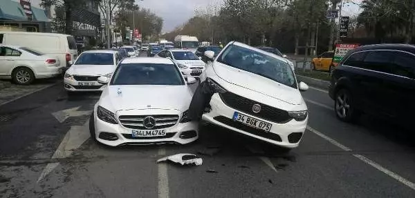 Bakırköy'de ilginç kaza