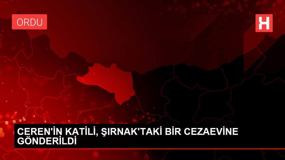 CEREN'İN KATİLİ, ŞIRNAK'TAKİ BİR CEZAEVİNE GÖNDERİLDİ