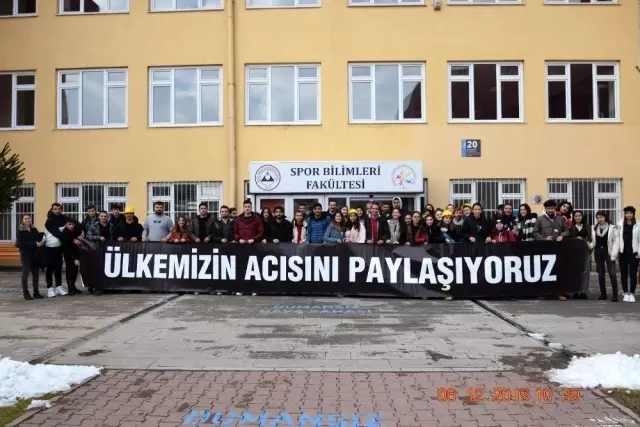 ERÜ Spor Bilimleri madencileri unutmadı ERÜ Spor Bilimleri madencileri unutmadı