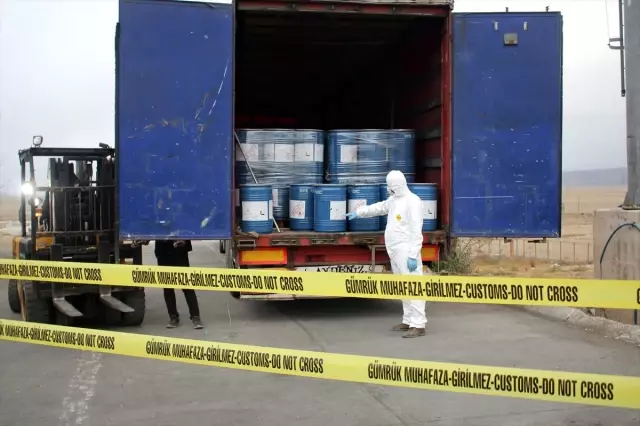 Gürbulak Sınır Kapısı'nda 18 ton siyanür ele geçirildi