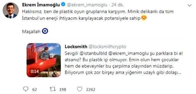 İmamoğlu, kendisini eleştiren vatandaşa esprili bir dille yanıt verdi