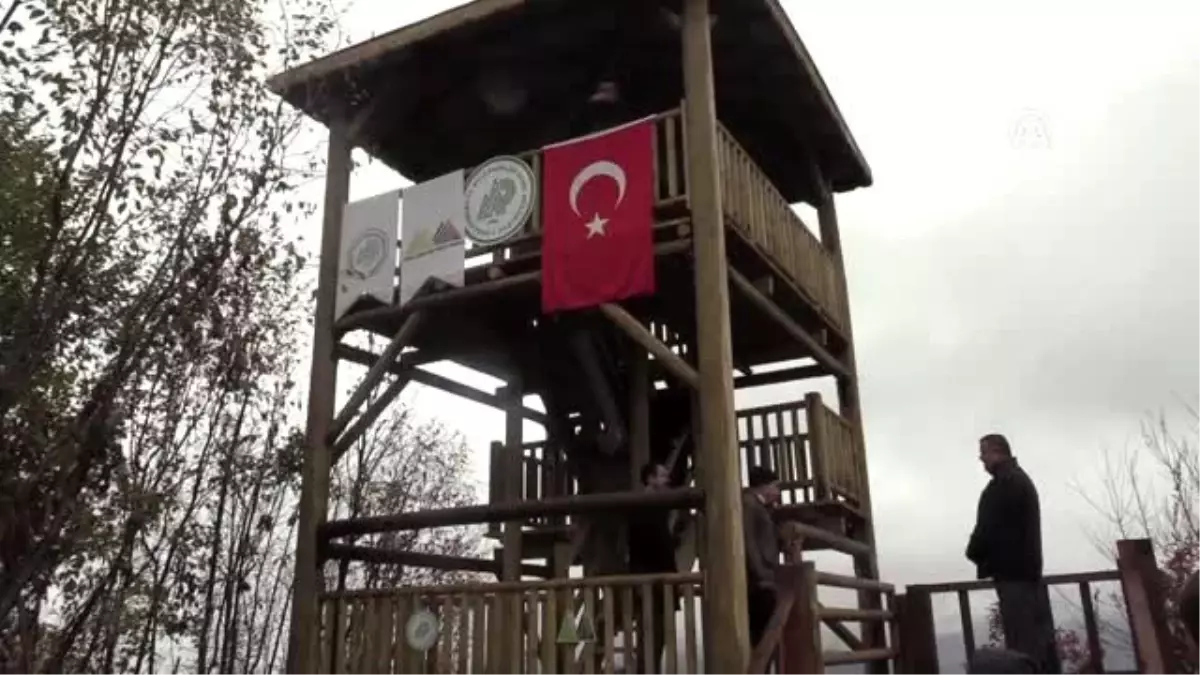 Küre Dağları Milli Parkı'ndaki Loç Vadisi'nde seyir terası oluşturuldu